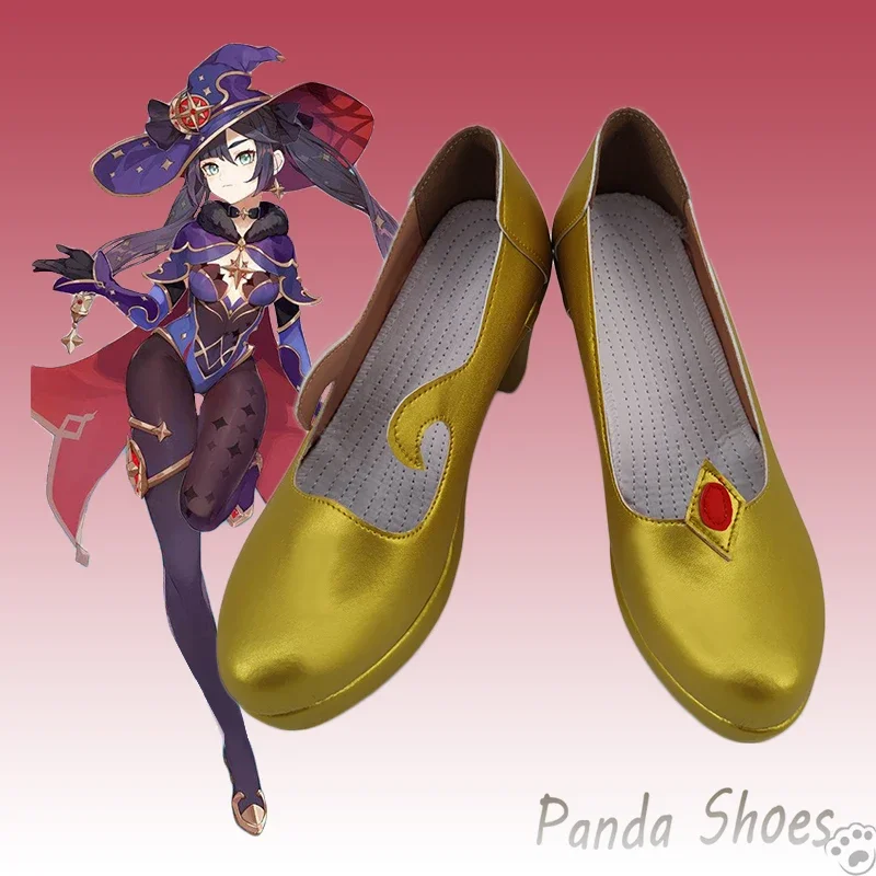 

Mona Genshinimpact Cosplay Shoes Anime Game Cos Boots Astrologist Mona Megistus Cosplay Costume Prop Shoes for Halloween Party