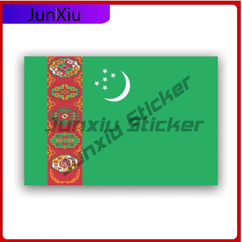 Turkmen Flag Sticke…