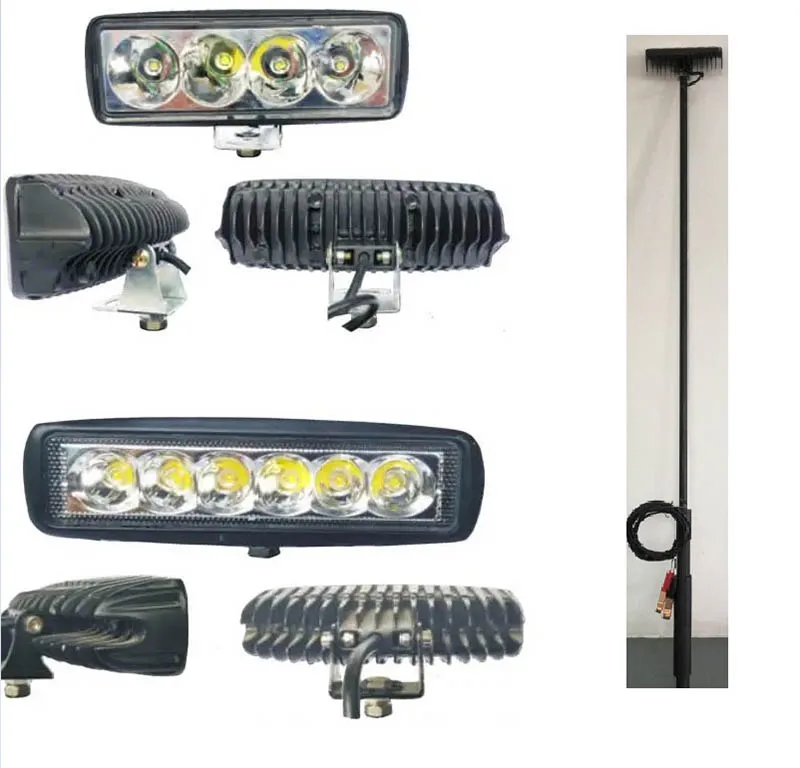 

Powerful LED Flounder gigging Lights for Clear or Muddy Water to Lure Underwater Flounder fishes for above and below the water.