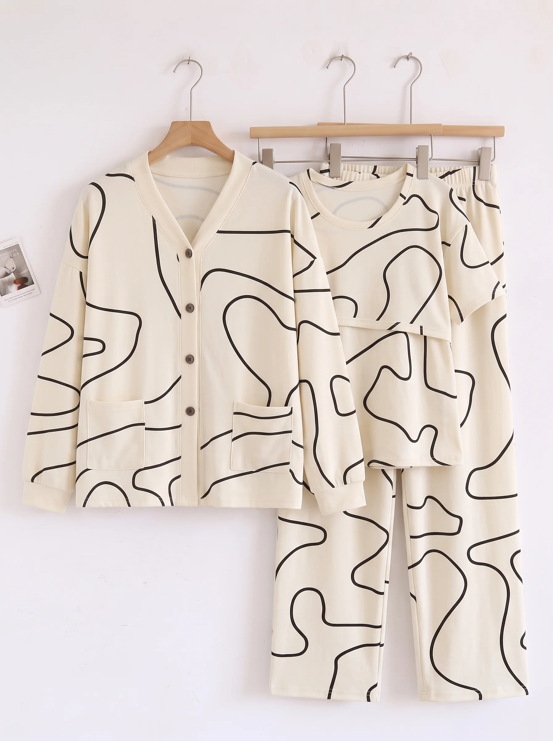 pregnant-women's-sleepwear-autumn-winter-long-sleeve-large-size-home-clothes-three-piece-set-ladies-nursing-clothes-comfortab