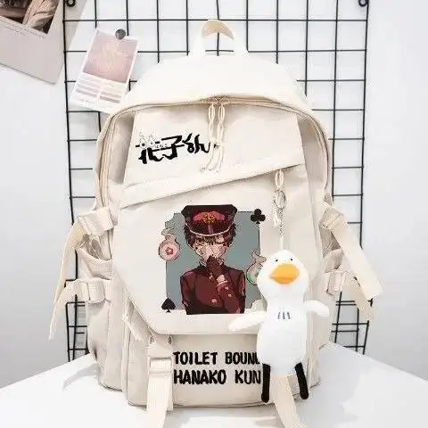 

Anime Game Jibaku Shounen Toilet-Bound Hanako-Kun Student Teens School Bags Large Capacity Backpacks