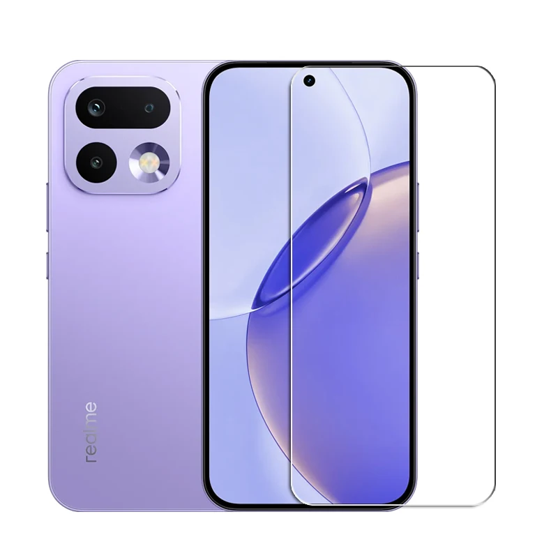 6in1 Full Gule Glass For Realme 16 Pro Tempered Glass Realme 16 Pro Screen Protector HD Protective Phone Lens Film Realme 16 Pro