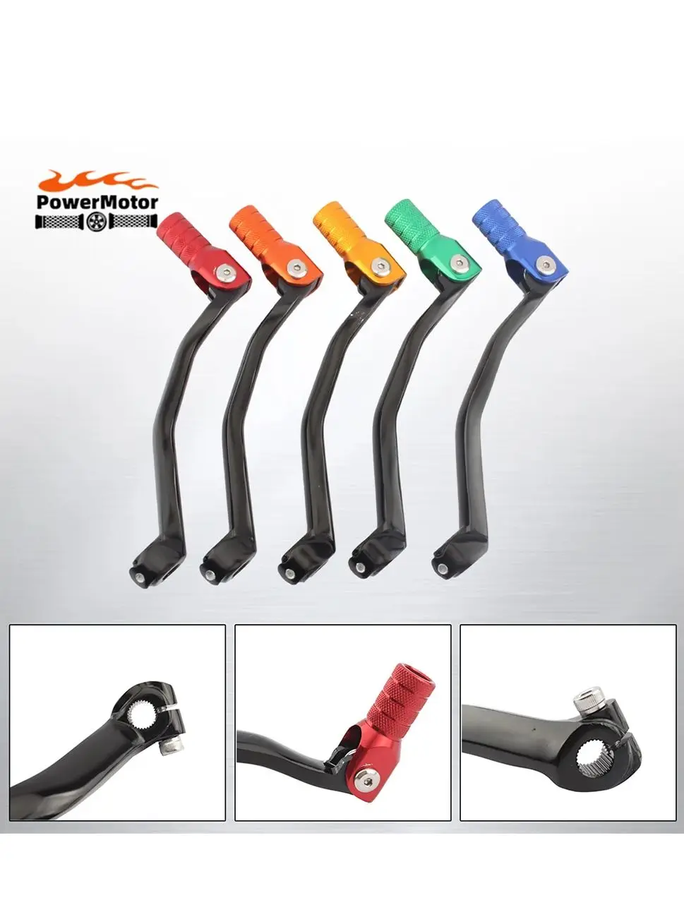 AliExpress PowerMotor Motorcycle Aluminum Gear Shift Lever Universal For KTM Suzuki For Yamaha Kayo ATV Pit Dirt Bike Enduro Motocross Accessories