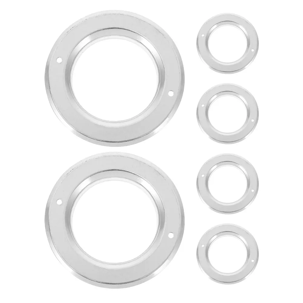 

6Pcs Breeding Box Protective Rings Heavy-Duty Aluminum Bird Hole Protectors for Parakeet Nesting Ring Use