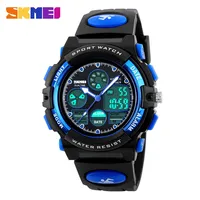 SKMEI 1163 Sports Electronic Watch for Girl Boy Military Digital Quartz Children Dual Display Waterproof Kids Wristwatches 1451