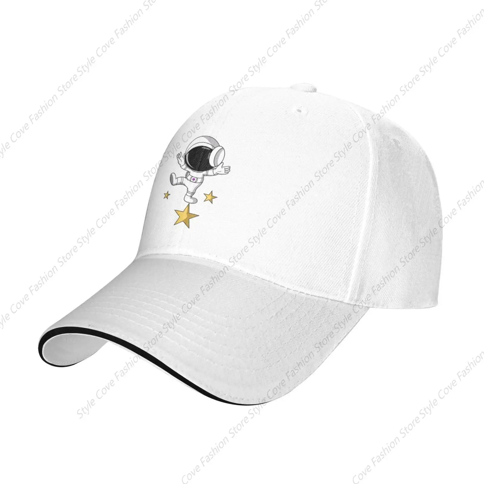 

Cute Astronaut Baseball Cap Unisex Baseball Cap Versatile Sun Protection Hat Adjustable Fishing Cap For Outdoor Travelling