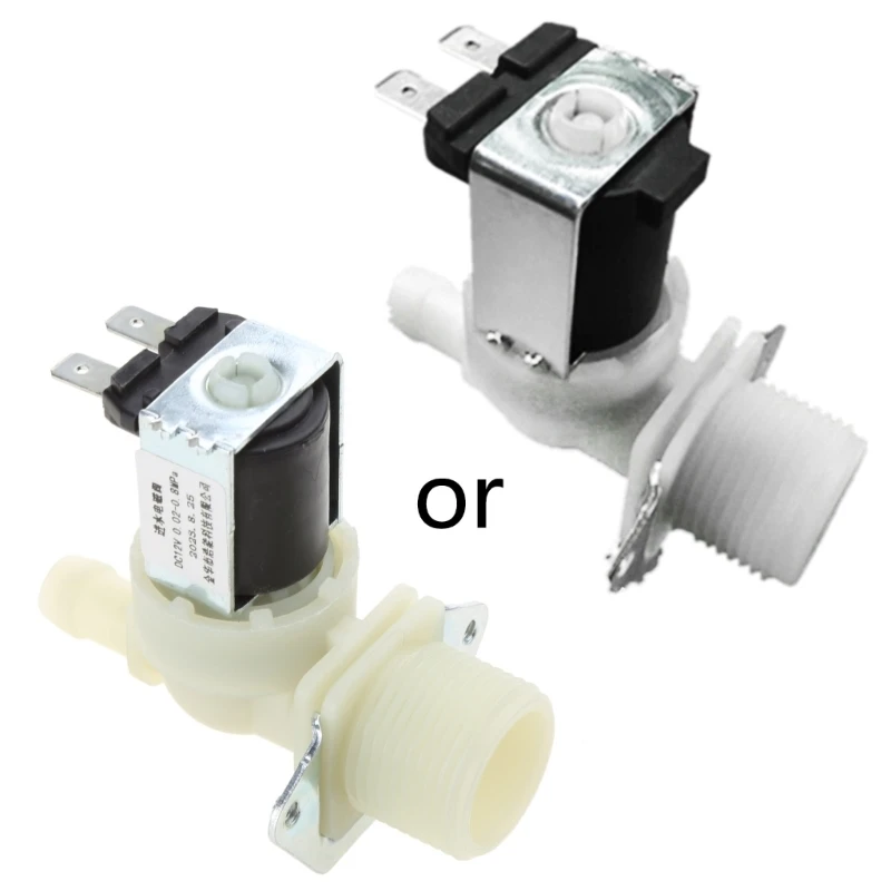 Imagem -04 - Válvula de Água Solenoide 220v 12v 24v Entrada Elétrica Válvula de Água Solenóide Rosca Masculina para Máquina de Lavar Louça