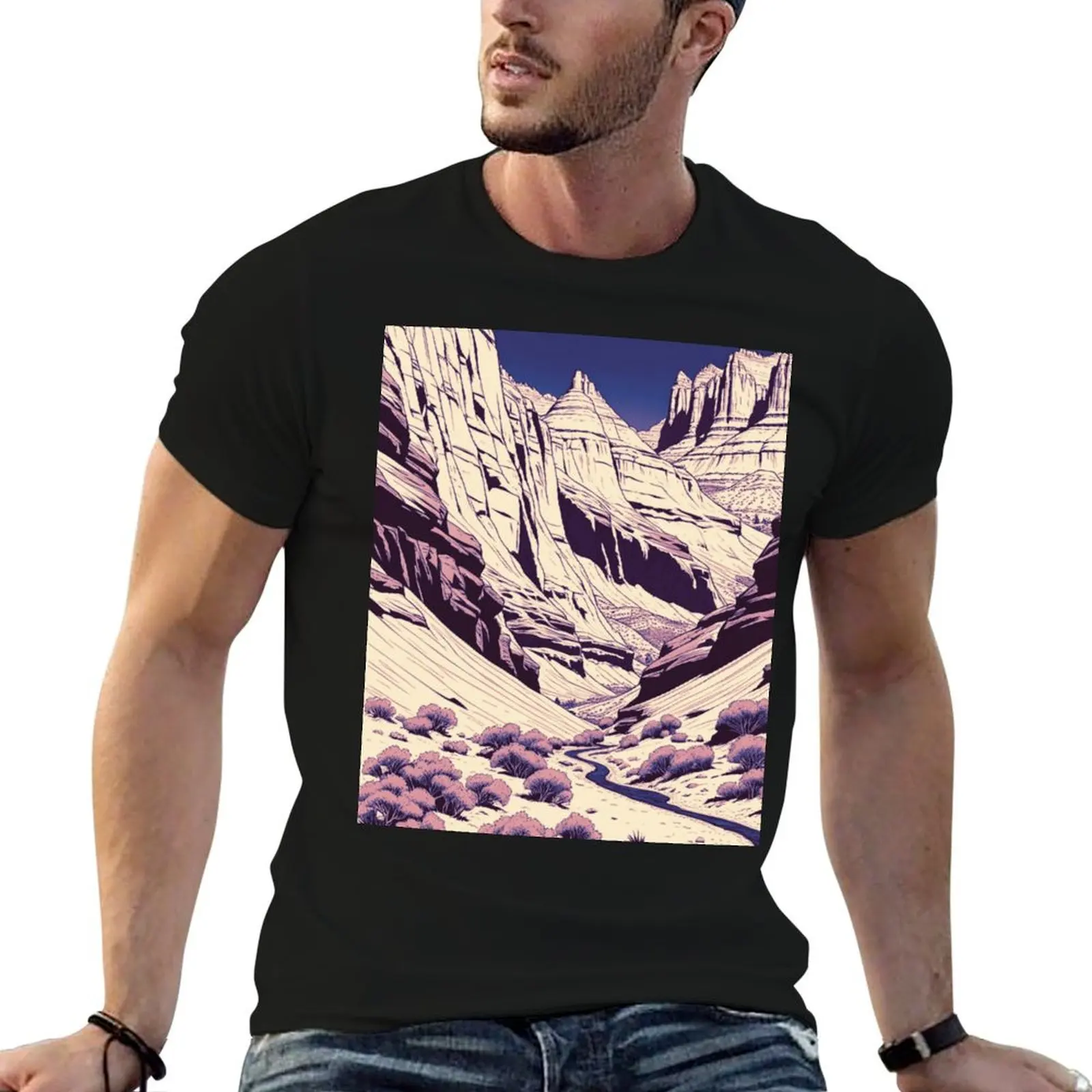 

Rose in tshirt shirts Capitol Reef cotton graphic for funny man Landscape Tones t T-Shirt 100%