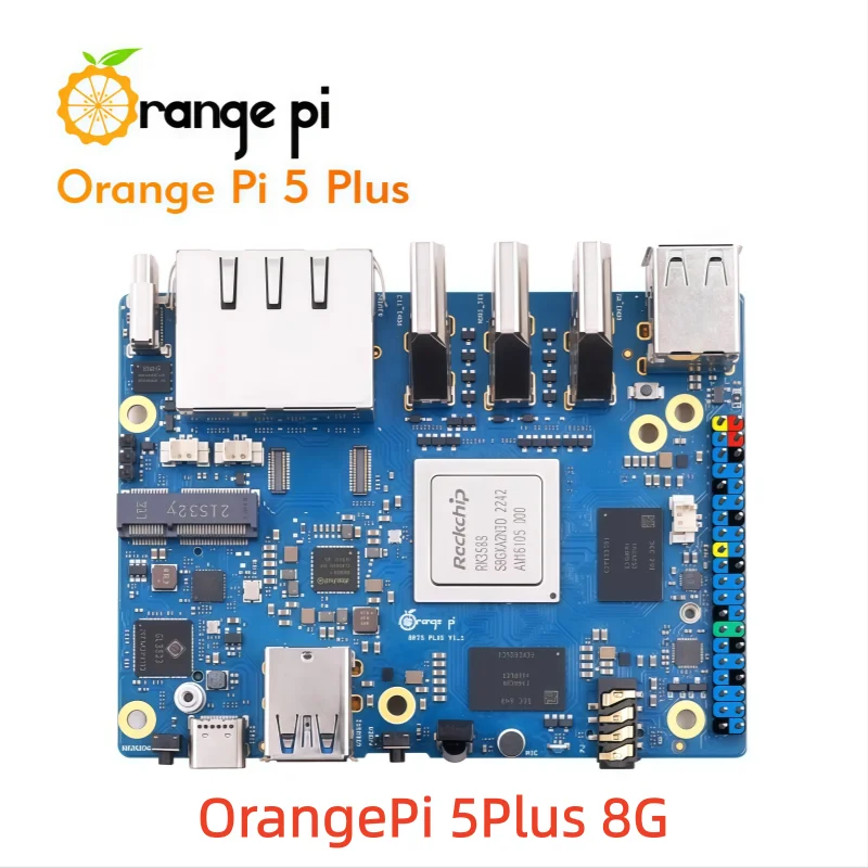บอร์ดพัฒนา OrangePi 5Plus ของแท้ 100% ใหม่เอี่ยม 8G Rockchip Micro RK3588 รองรับ 4 คุณสมบัติ ไวไฟ บลูทูธ