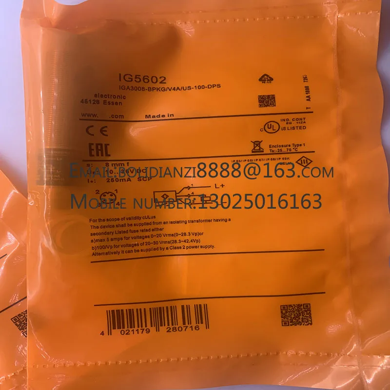 

The brand-new original sensor IG5602 IG5714 IG5496 IG5907 warranty for one year in stock