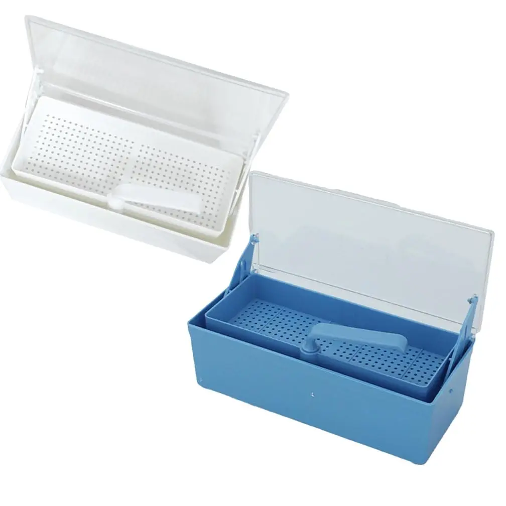 

1 шт., коробка для стерилизации стоматологических инструментов, пластиковая подъемная коробка для замачивания, лоток для холодной стерилизации, органайзер для хранения для стоматологии
