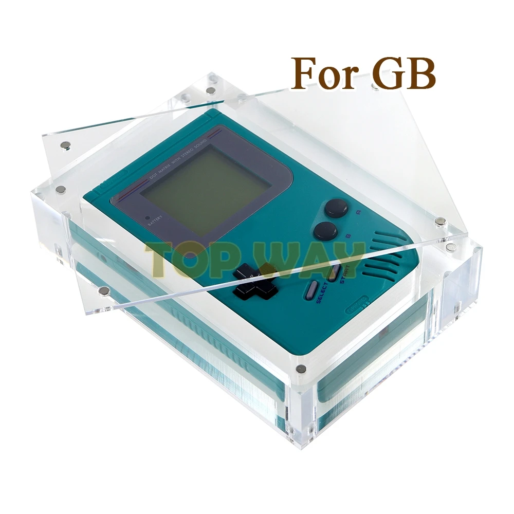 

1PC For Gameboy GB High Transparency Acrylic Magnetic Cover Console Storage Box For Game Boy