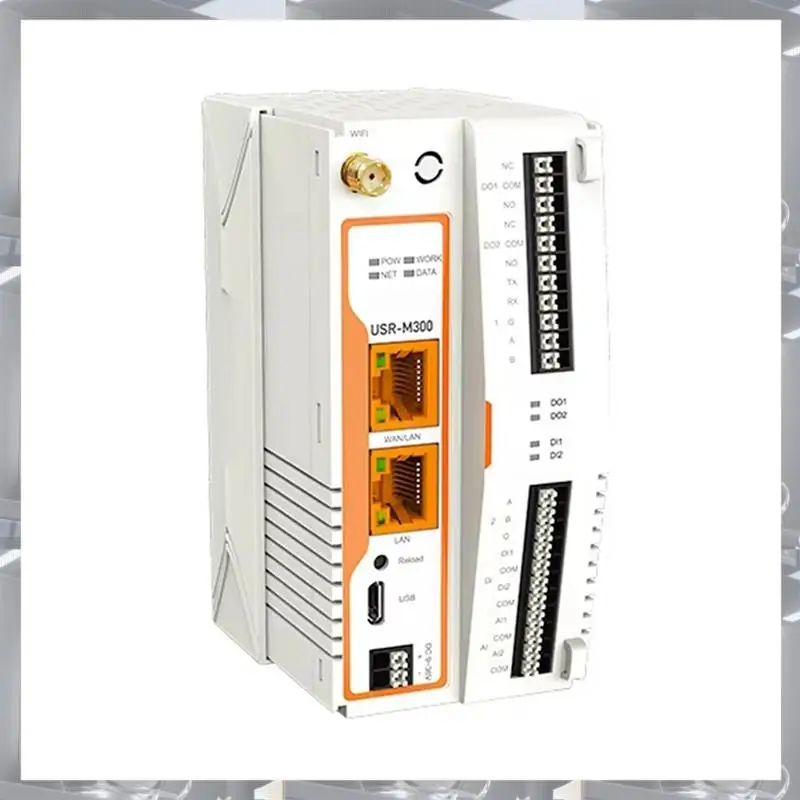 

USR-M300 Industrial Iot Gateway 4G Computing Modbus Gateway High Performance Edge Computing PLC Iot IO Controller EU Plug