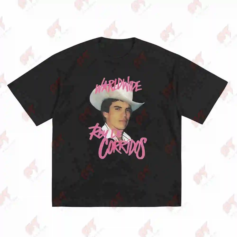 Chalino Sanchez Rare Mexican Music Retro Short Sleeve Tee 100% Cotton T-Shirt