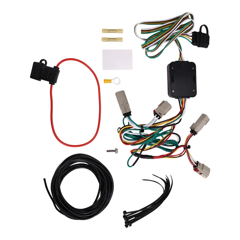 

A040-4 Pin Trailer Wiring Harness Kit 56468 Vehicle Standard 4 Way Connector Custom For 21-24 Ford Bronco With LED Taillights