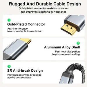 8ベストセールスケーブルTipo C Hdmi -№2