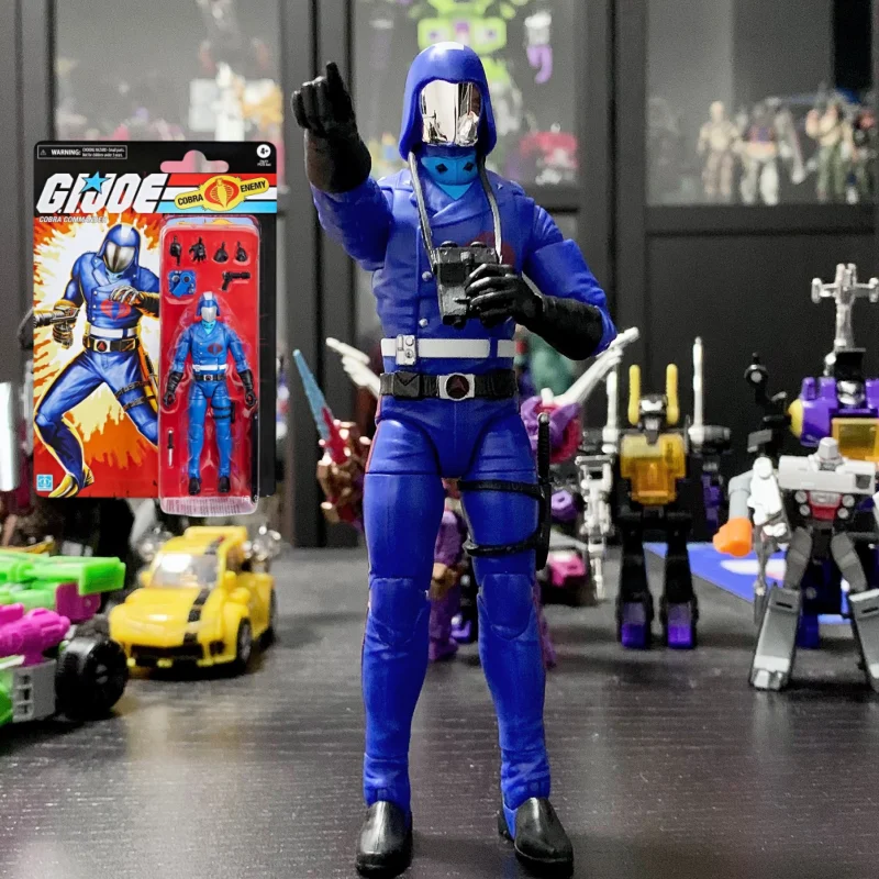 

Hot Original G.I. Joe Gi Joe Classified Series Retro Cardback 6" Cobra Commander Action Figure Model Toy Hobby Gift