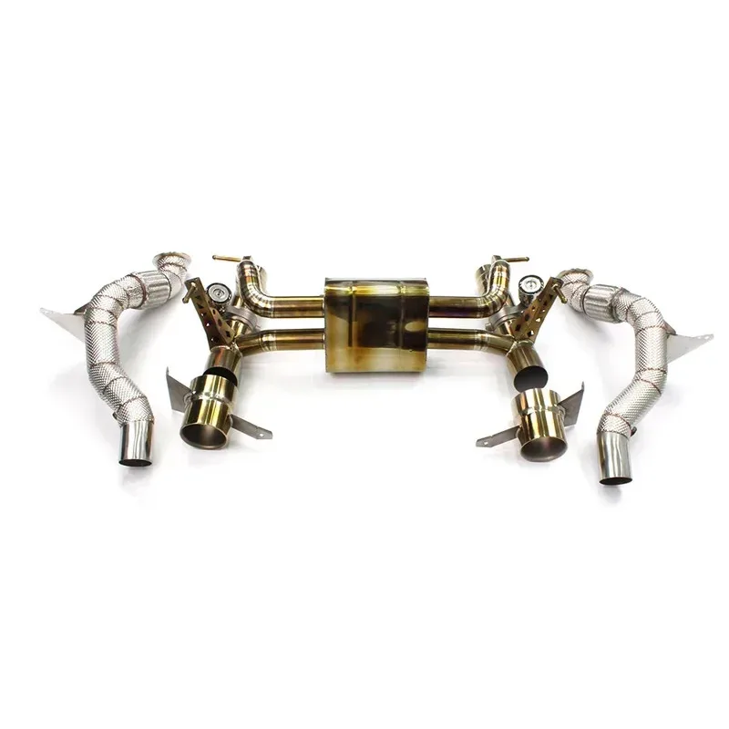 

Factory Hot Selling Titanium Exhaust for 488/GTB/P 3.9TT V8 Axle Back Muffler Catback Valved Exhaust