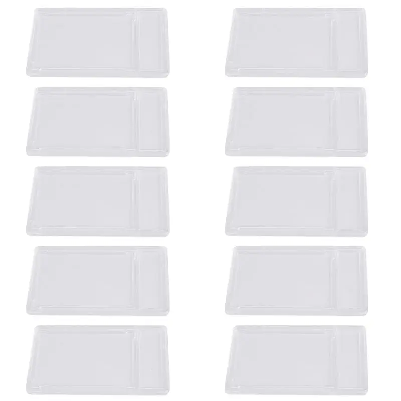 A51M-10 Pcs Trading Cards Protector Case Acrylic Clear Graded Card Holders With Label Position Hard Card Sleeves