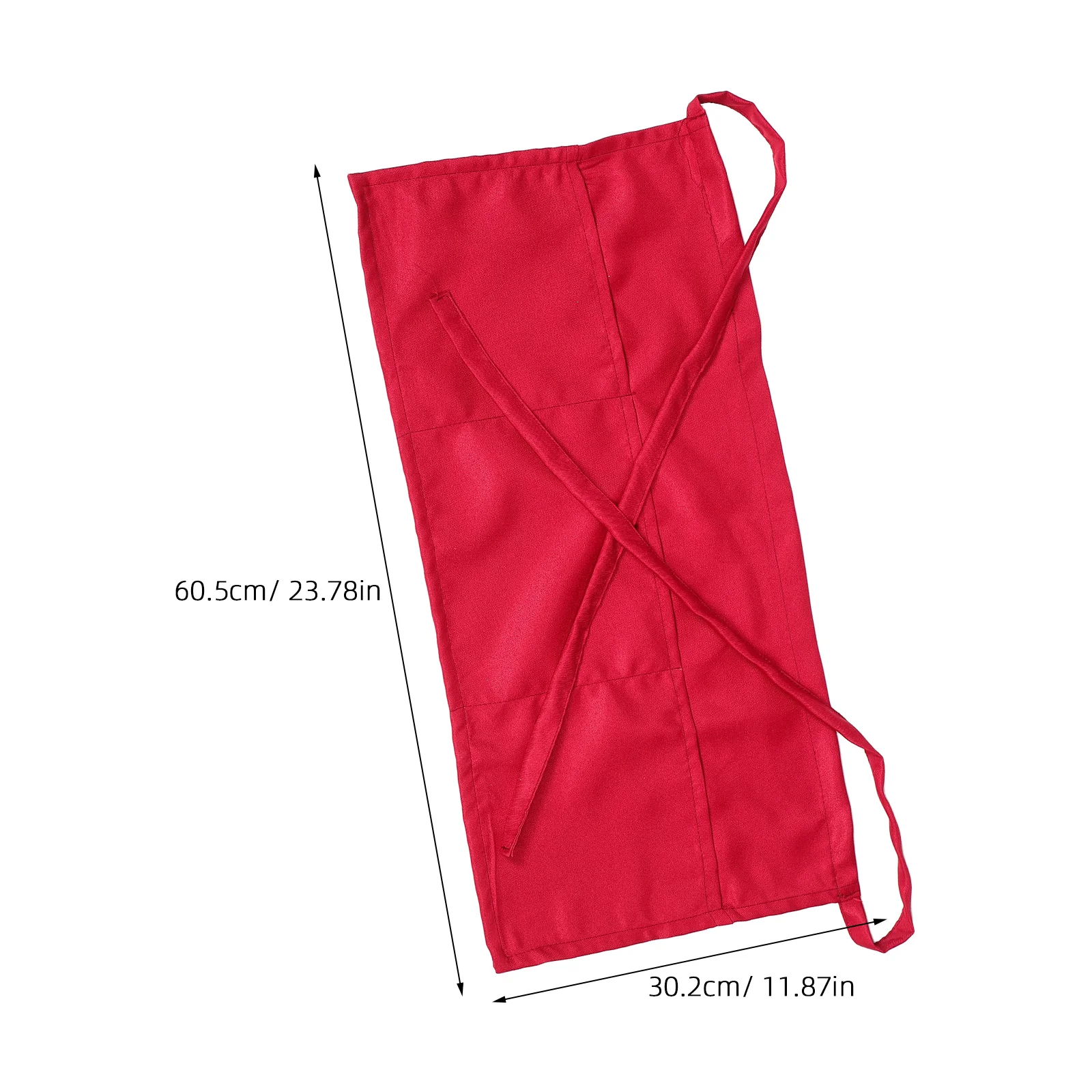 Chef Pocket Short Server Taillenschürze zum Kochen, Servieren, Geschirrspülen, Grillen, Polyester, Küche, Bistro, Kellnerschürze