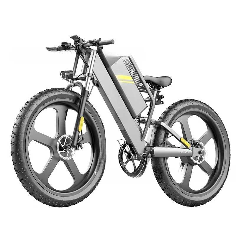 1500W26 inch variable speed electric bicycle fat tire snow electric moped beach bike off-road mountain motorcycle