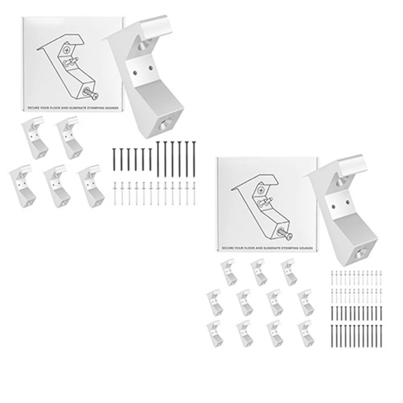 Squeaky Floor Repair Kit, Floor Repair Tool, Reconnects Subfloor To Brackets And Eliminates Squeaky Floor Sounds 6PCS Durable