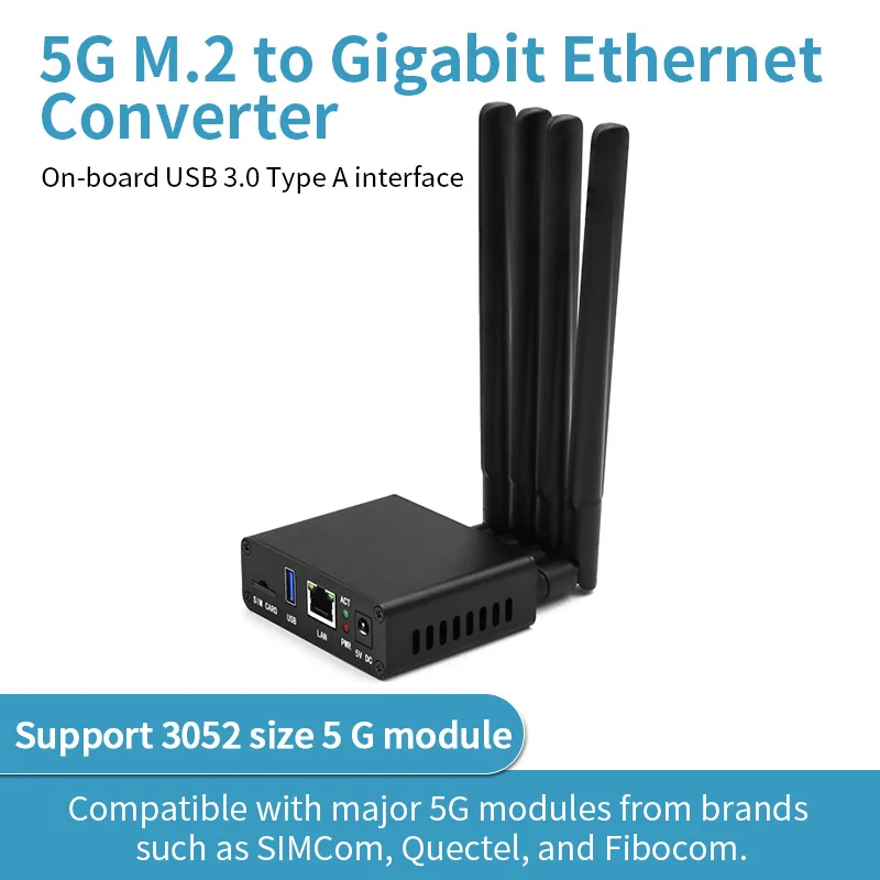 5g-m2-gigabit-ethernet-converter-on-board-usb30-typeasupport-3052-size-5g-module-compatible-with-simcom-quectel-and-fibocom