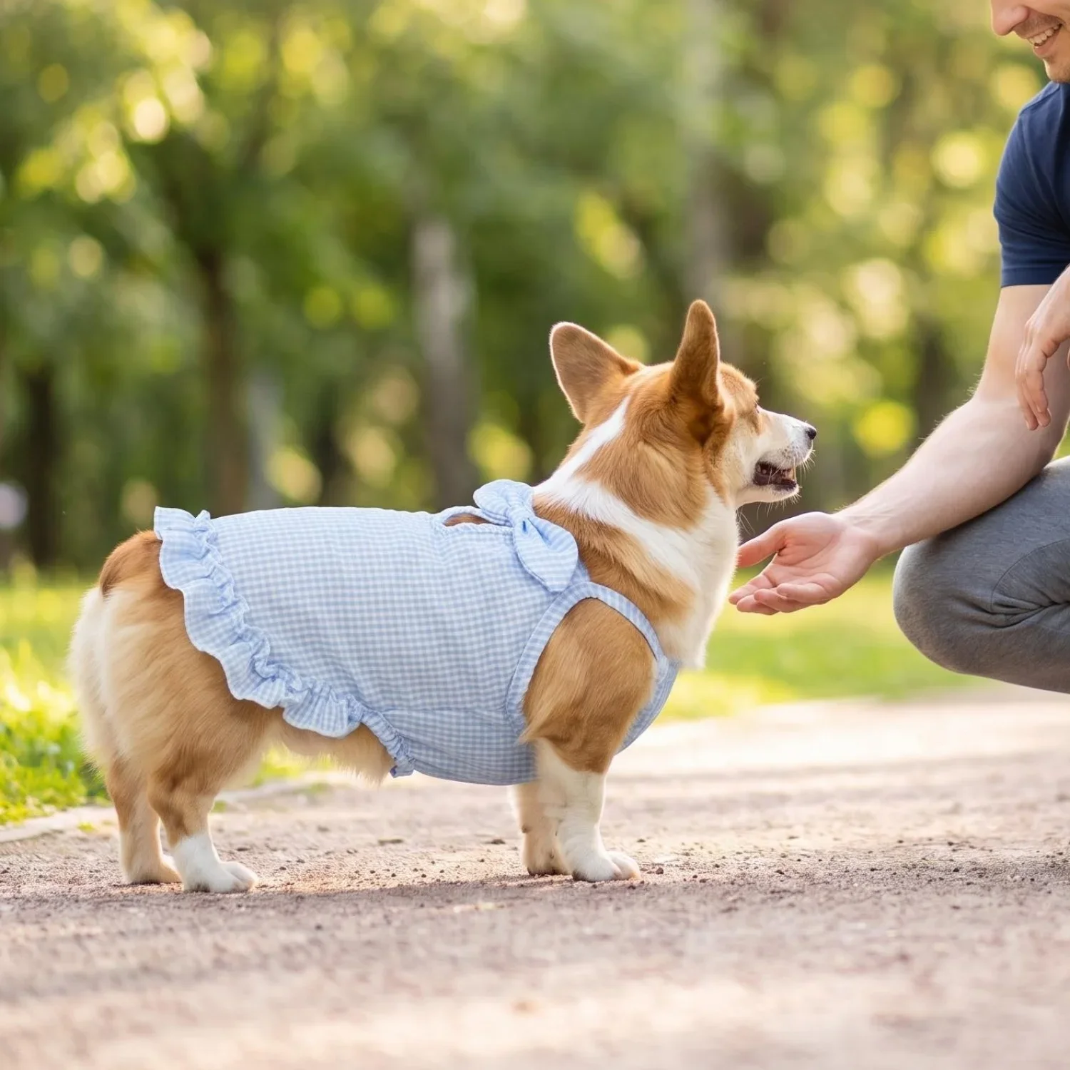 1 Stück Sommer-Haustierkleidung für kleine Hunde, niedliches gerüschtes gestreiftes Hundetanktop, atmungsaktive Welpenweste, süße Rüschen-Hundebekleidung – Detail 19