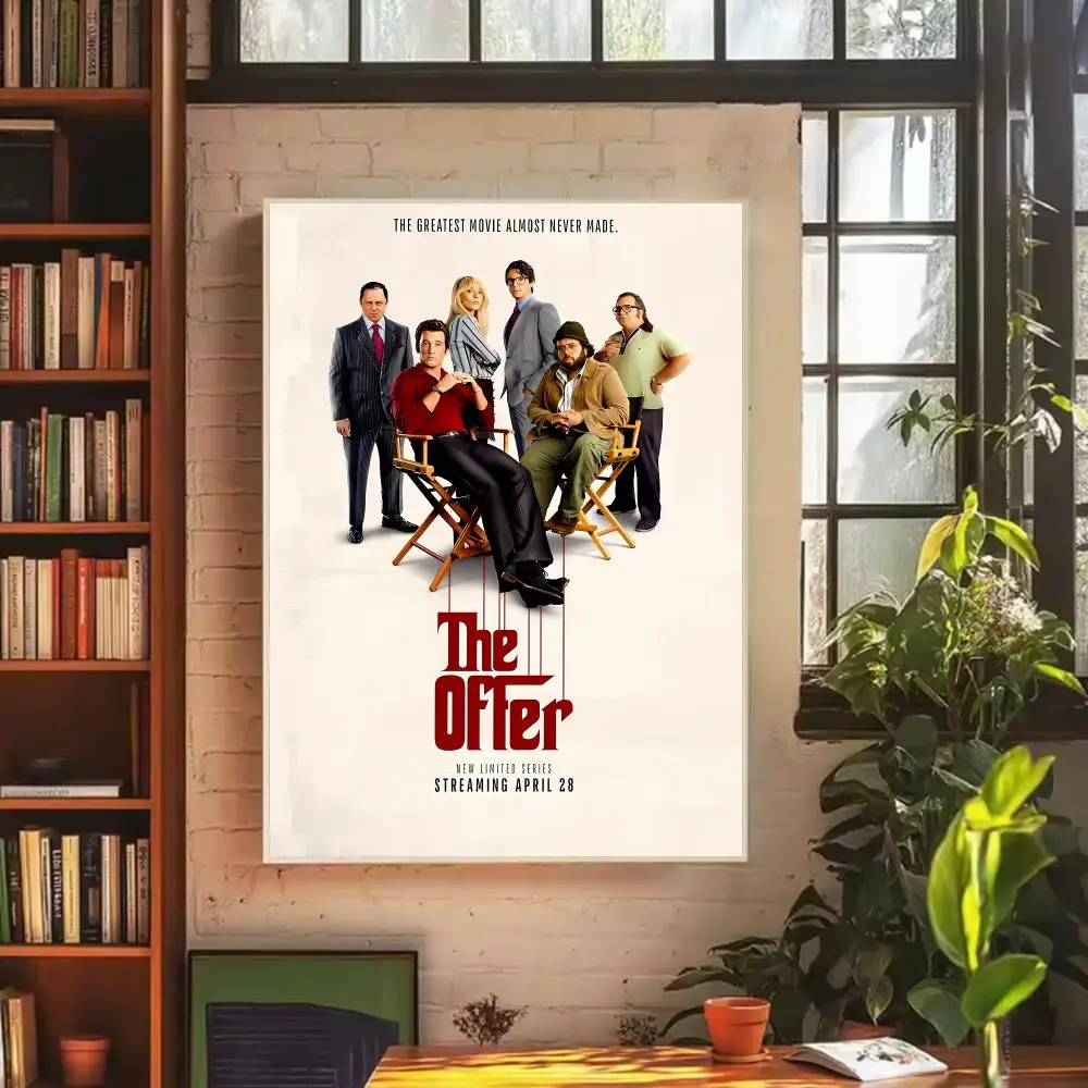 Glamorous Period Drama T-The Offer Poster Premium PP Sticky Indoor Decor Wall Sticker, No Glue Needed, Easy Install