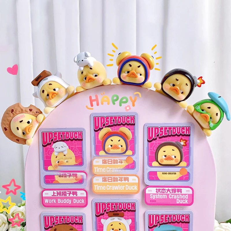 

Upsetduck Status Display Duck Series Blind Box Kawaii Fashionable Hippers Action Figure Mystery Anime Figurine Mystery Toy Gifts