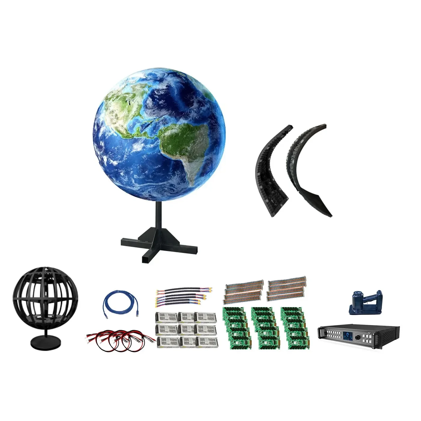 Indoor & Outdoor Competitive Price Sphere Round Full Color Custom Spherical Led Display