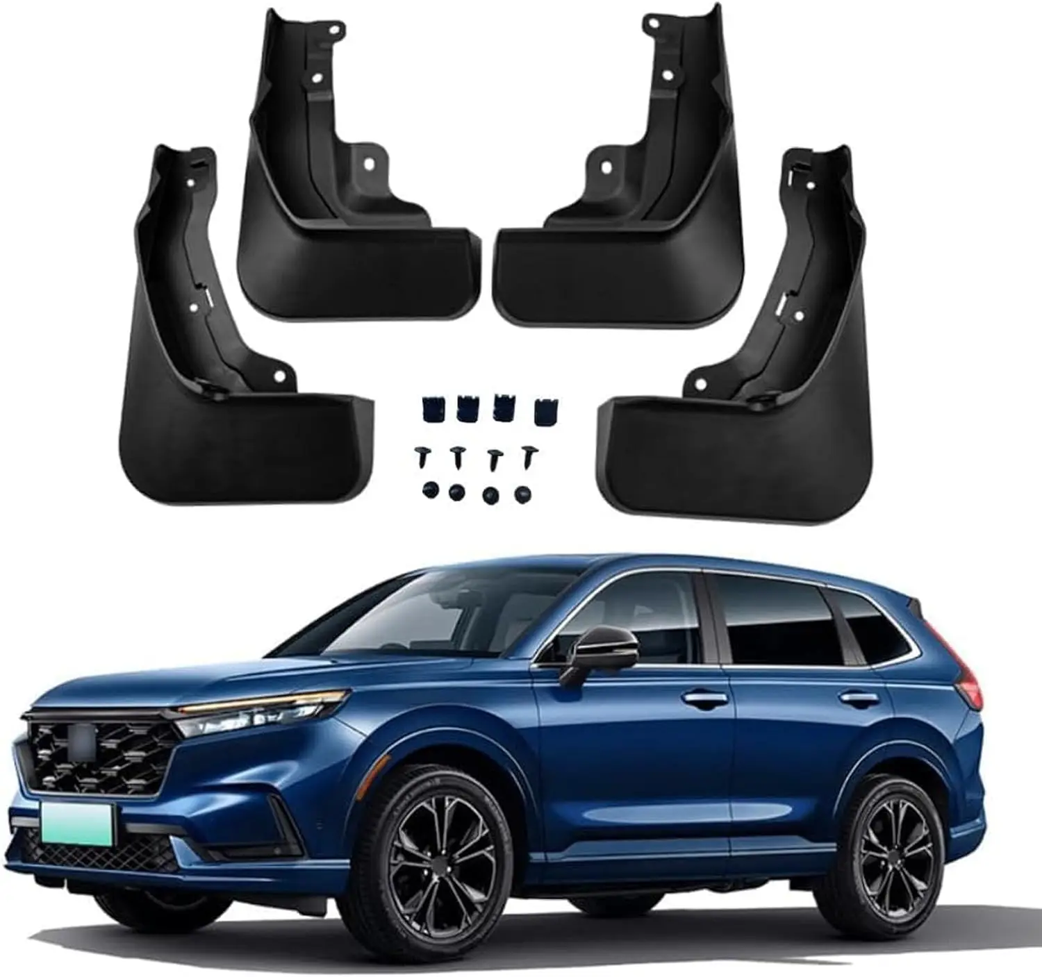 

4PCS Splash Guard Mud Flaps Mud Guards Front and Rear Cover Mudguards Mudflaps Car Accessories for CRV 2023 2024 2025