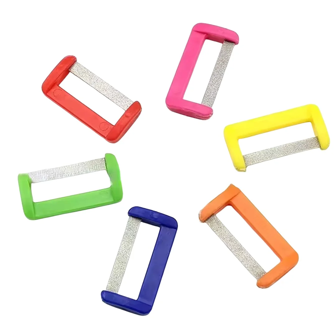 

4 шт. одноразовые полоски для полировки зубов с пластиковой ручкой, межпроксимальная эмаль, редукционные песочные полоски, инструменты для шлифовки зубов