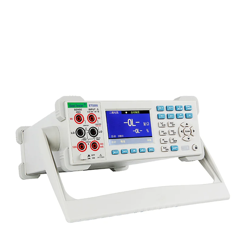

ET3255 5 1/2 Digits 240000 Counts High Precision (0.5%+3) Accuracy Desktop Digital Multimeter 1uV-1000V Voltage 0.001uA-10A
