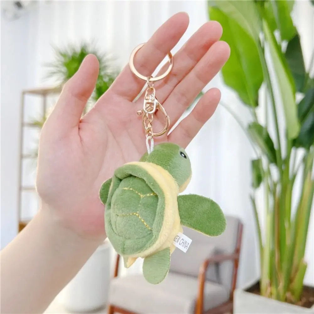 

PP cotton Turtle Plush Pendant Plush Metal Buckle Turtle Plush Keychains Cute Cartoon Turtle Turtle Plush Keyring Accessories