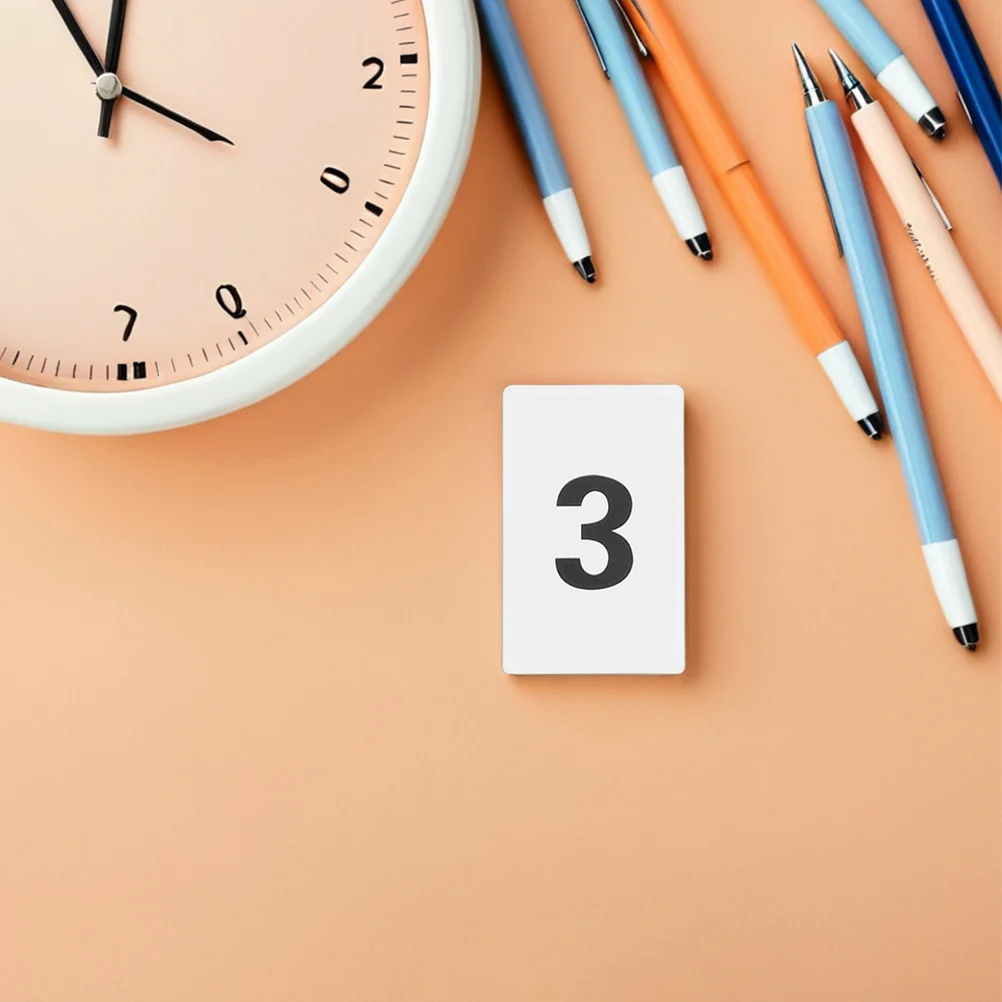 

11pcs Plastic Number Cards 1-10 Table Numbers For Wedding Restaurant Events Durable Rectangle Tags Place Cards Set