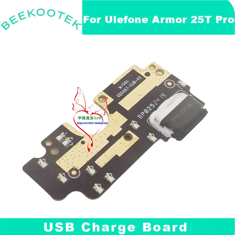 New Original Ulefone Armor 25T Pro USB Board Base Charging Port Board With Mic Accessories For Ulefone Armor 25T Pro Smart Phone