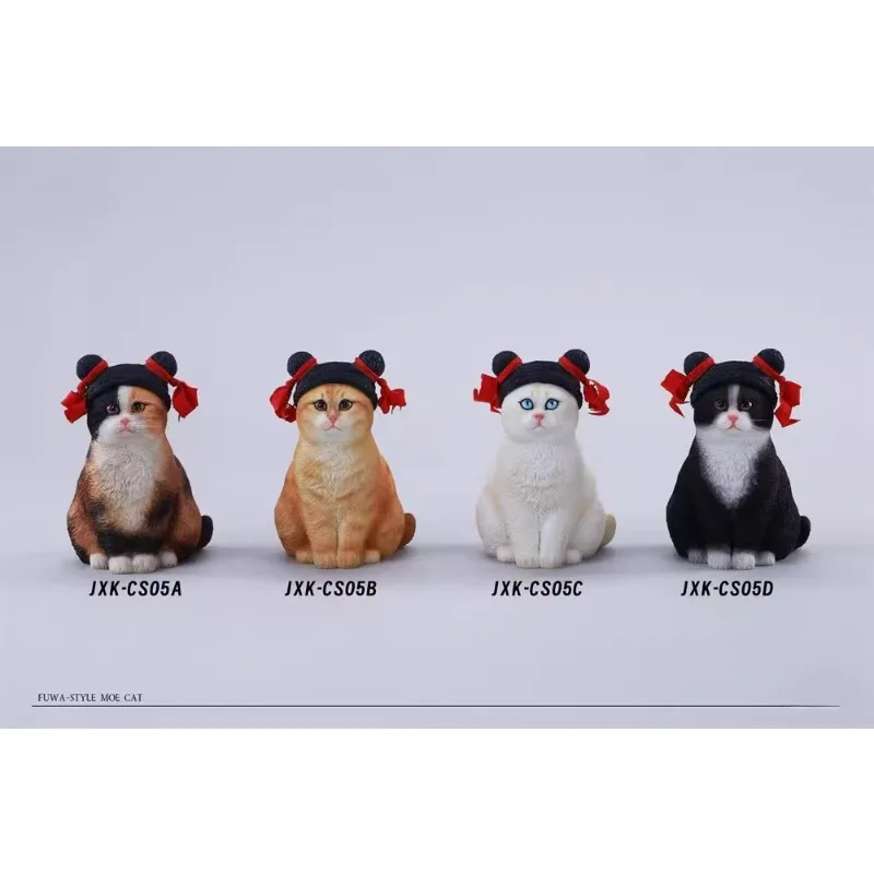 【2025 Q3】JXK 1/6 مقياس Fuwa-style Moe Cat الراتنج هريرة نماذج للحيوانات لشخصيات الحركة 12 بوصة هدية إكسسوار للجسم #4