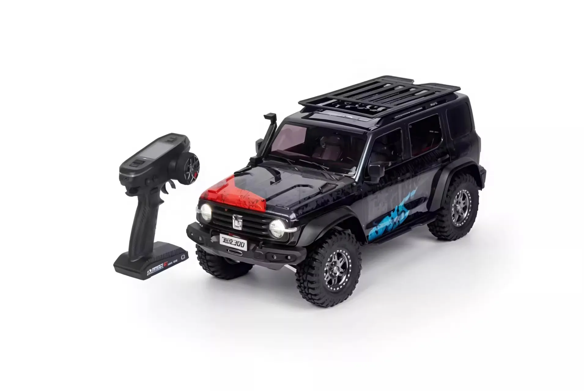 

KM Thunder God 1/8 Tank 300 Climbing Car 3rd Anniversary RC Electric Model Car Differential Lock Off-Road Vehicle