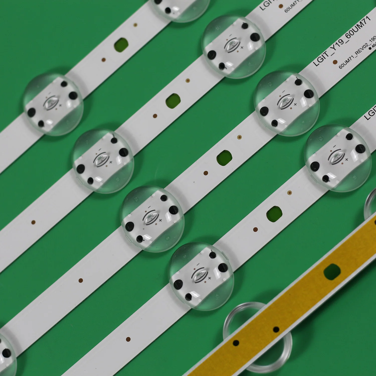5pcs/set LED strip for 60UN71006LB 60UM71007LB 60UM7100PLB 60UM6950DUB 60UM6900DUB L IT_Y19_60UM71 EAV64732901 NC600DQE-VSHP1