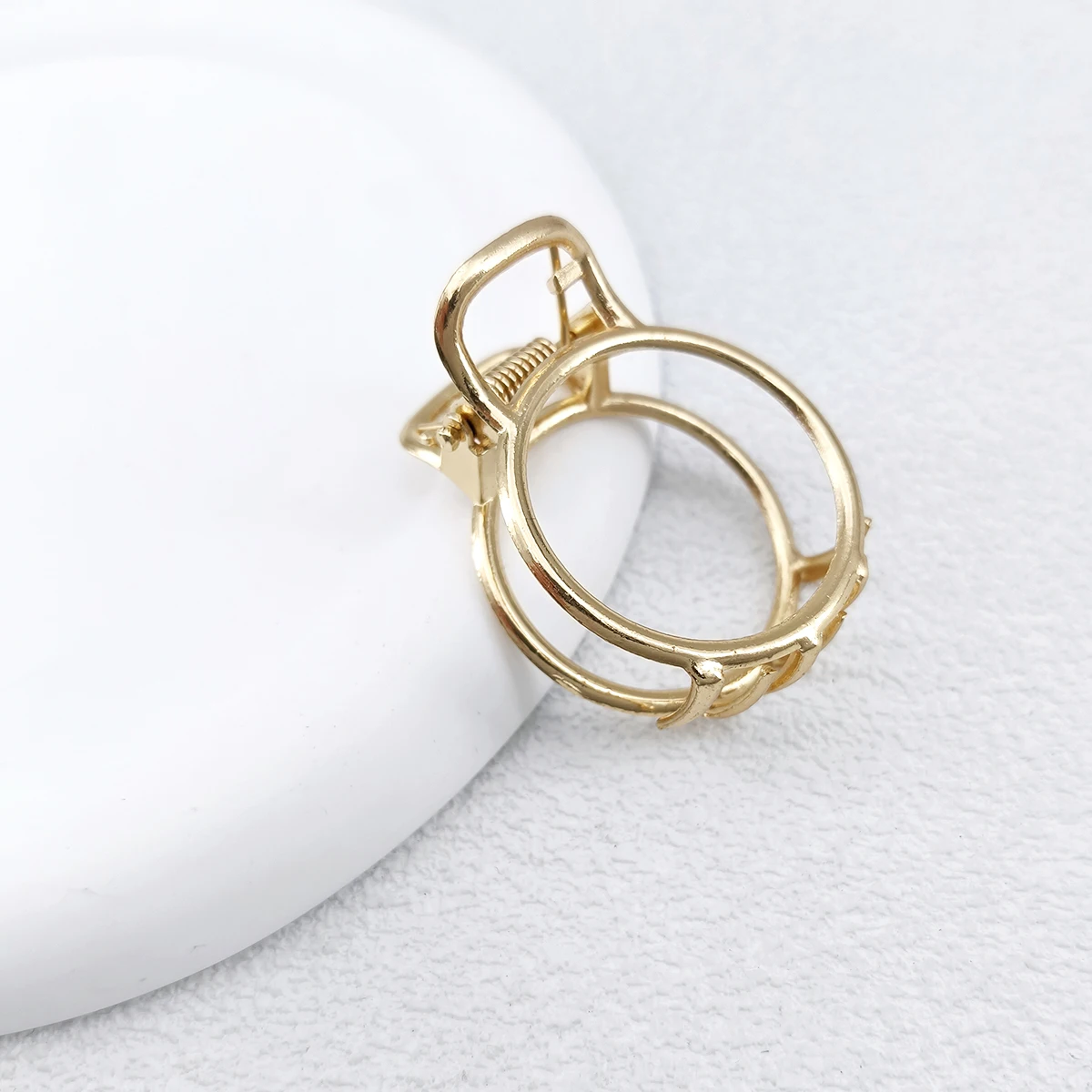12 Stile Mode Mini 4 cm Metall Haar Klaue Für Frauen Gold Farbe Kreuz Krabben Haar Clip Koreanische Elegante Geometrische haarnadel Mädchen Haar – Detail 10