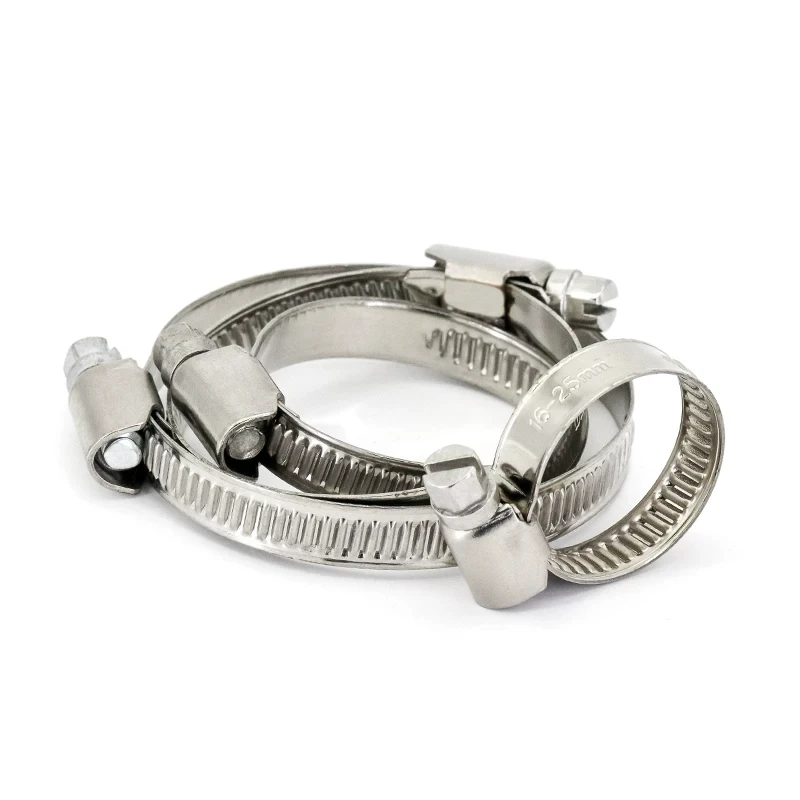 10pcs 304 Stainless Steel German-style Hose Clamp, C-Clamp, Stainless Steel Pipe Clamp, 9mm Tube Fixing Clip, Tube Clamp