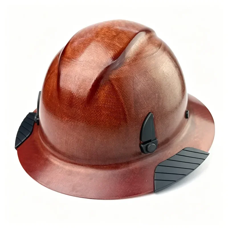High Strength Fiberglass Safety Helmet Impact Construction Site ANSI Certified Lightweight Fiberglass Safety Helmet