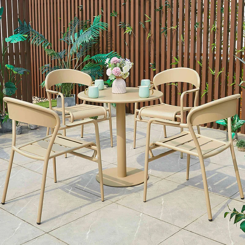 

Customizable Outdoor Table and Chair Garden Cafe Round Table