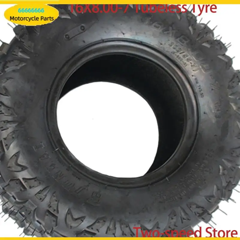 16x8-7 ATV and go kart off-road tires, all terrain 16x8.00-7 16/8-7 tubeless tires, wear-resistant vacuum wheel tires