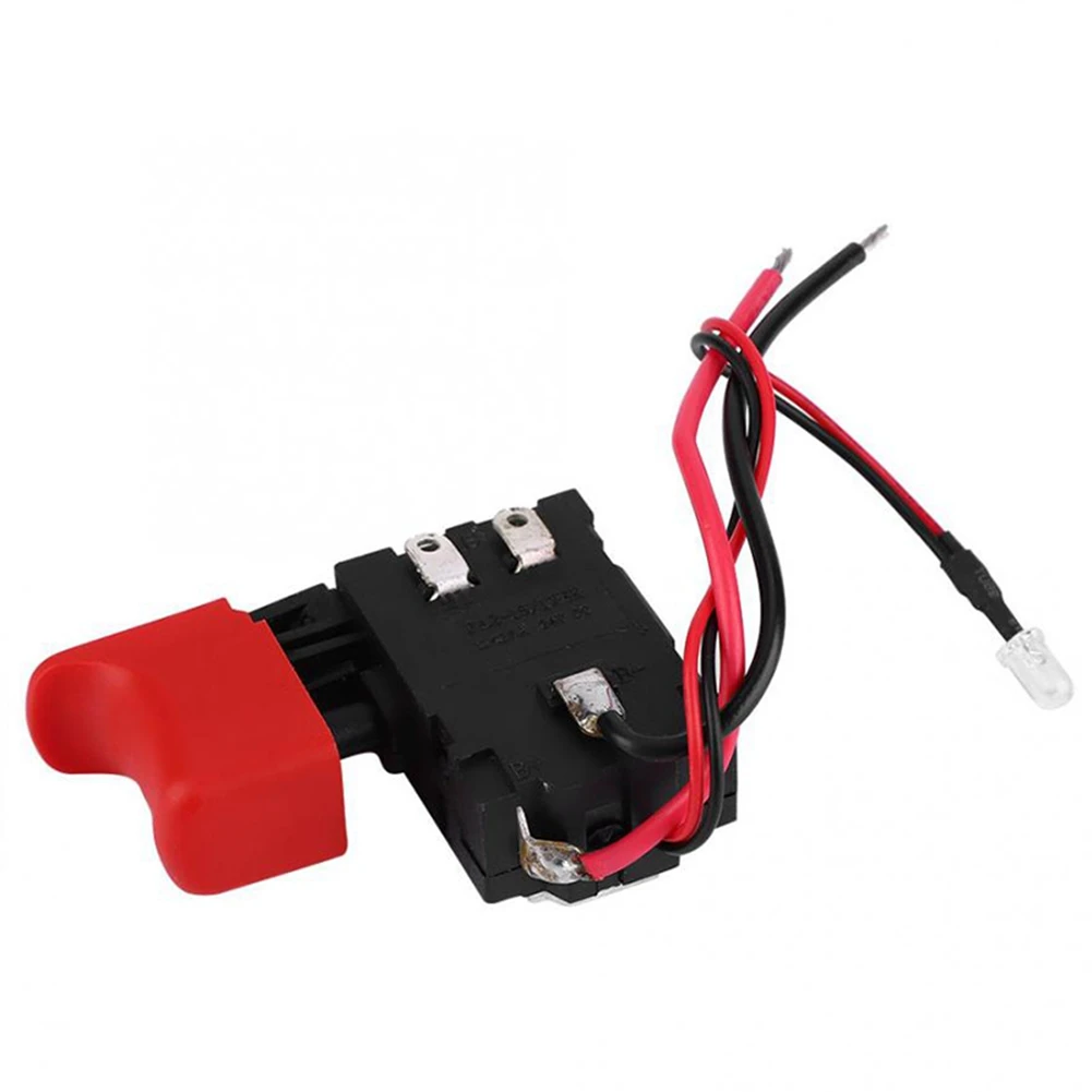 Black Adjustable CW/CCW Electric Drill Trigger Switch 7.2V-24V DC Switch