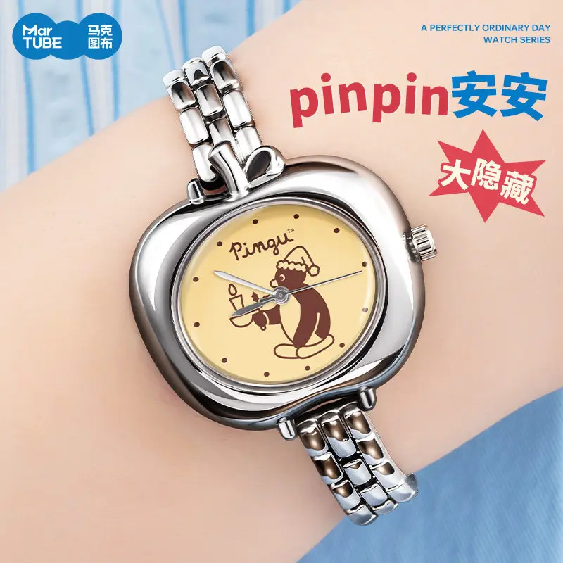 2026 New Martube Cute Pingu Watch Blind Box Fashion Collection Cartoon Toys Women'S Birthday Valentine'S Day Gifts Doll Toys view 3