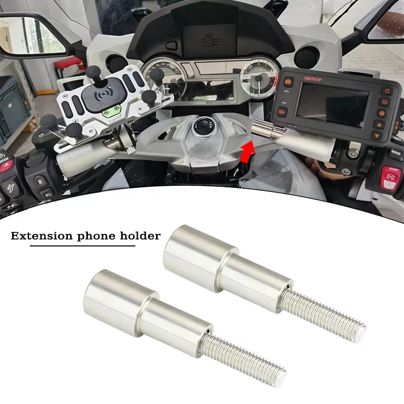 

Motorcycle Mobile Phone Bracket Extension Rod Fit For BMW K1600GT K1600GTL K1600B R1200RT R1250RT K1600 GT/GTL 2014-2021 2020