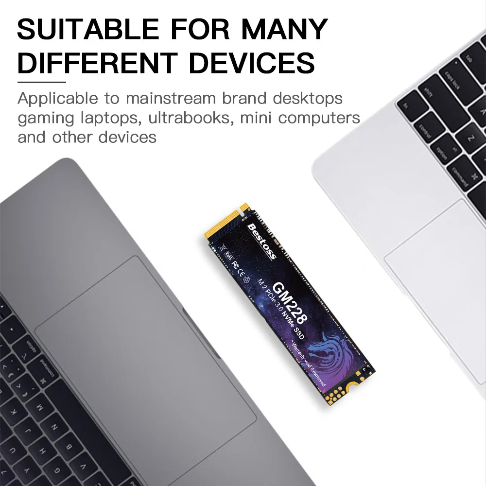 Bestoss NVMe M2 SSD 1TB M.2 PCIe 128GB 256GB 512GB 2TB Diy ordenador para juegos unidades internas de estado sólido para ordenadores portátiles Notebook