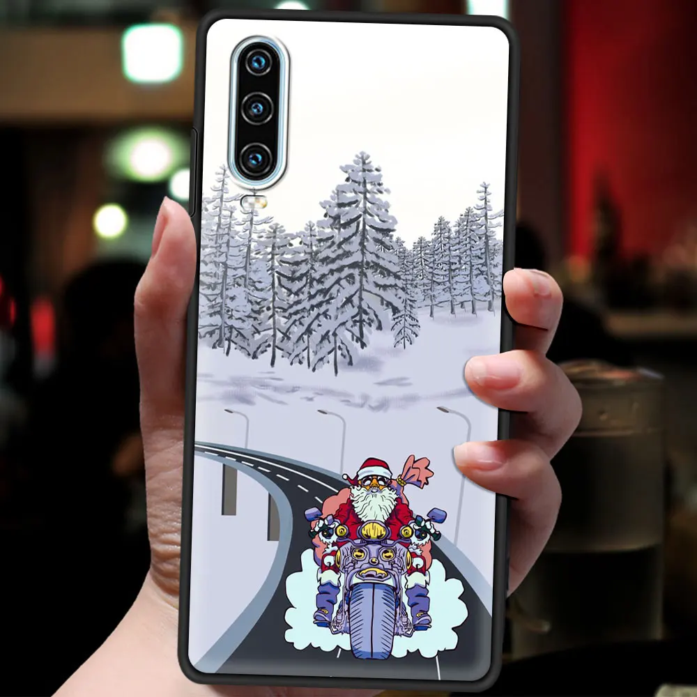 Christmas New Year Phone Phone Case For Huawei P50 P40 P30 Lite E P20 Pro Y9 Y7 Y6 2019 P Smart 2021 Z Y6p Y7a Y9s Cover Funda